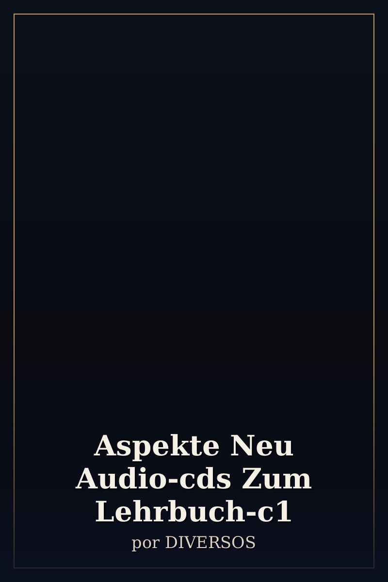 Capa de Aspekte Neu Audio-cds Zum Lehrbuch-c1