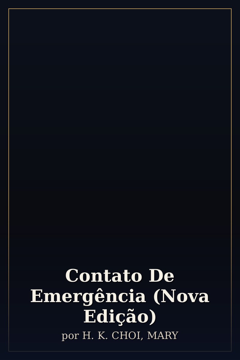 Capa de Contato De Emergência (Nova Edição)