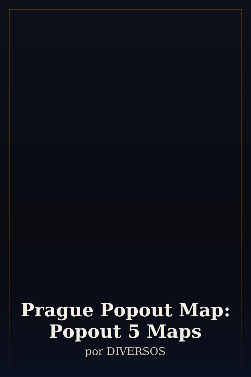 Capa de Prague Popout Map: Popout 5 Maps