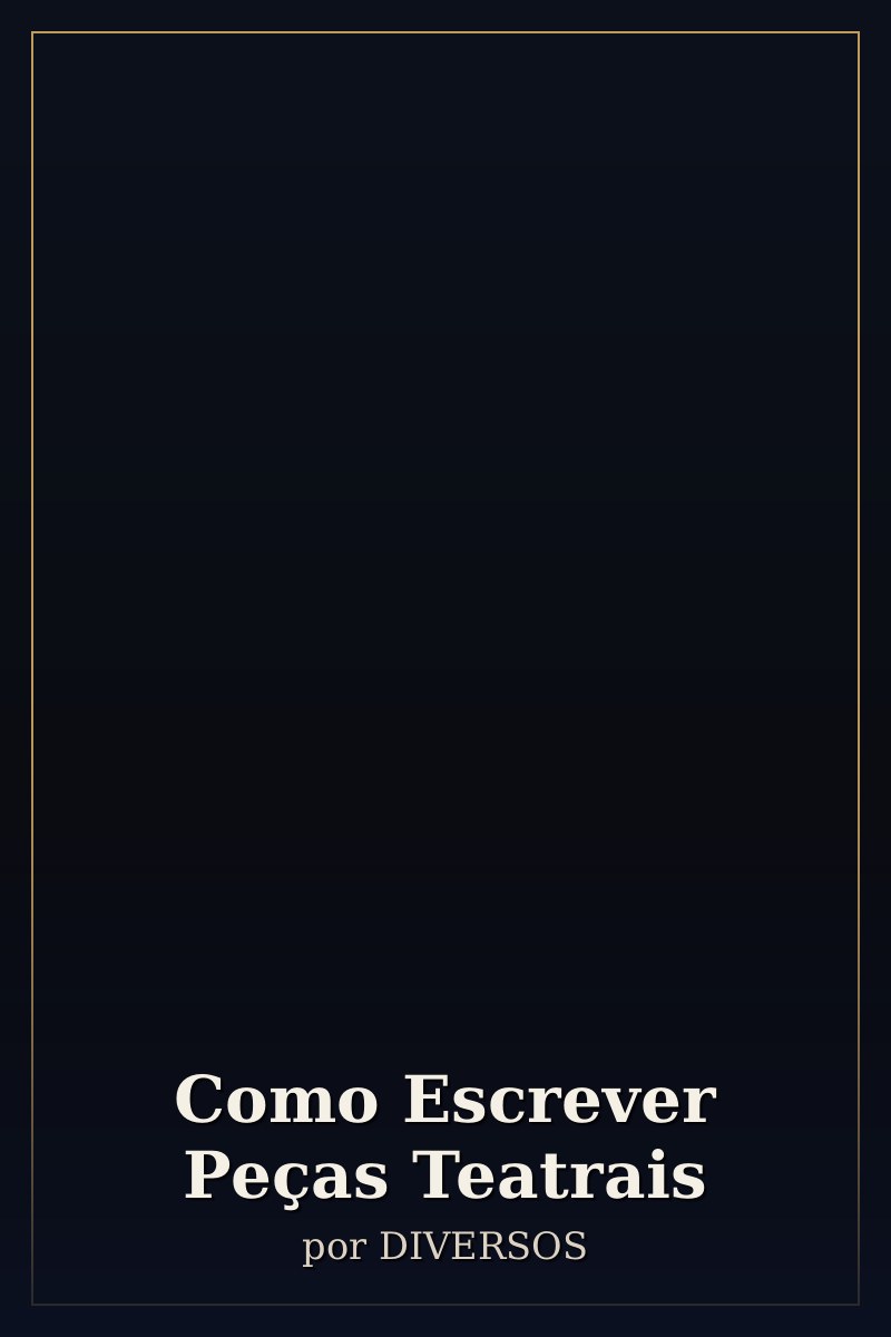 Capa de Como Escrever Peças Teatrais
