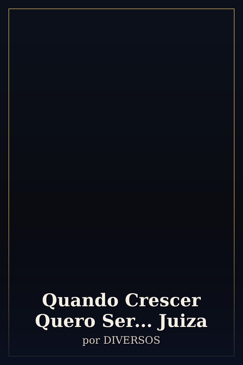 Capa de Quando Crescer Quero Ser... Juiza