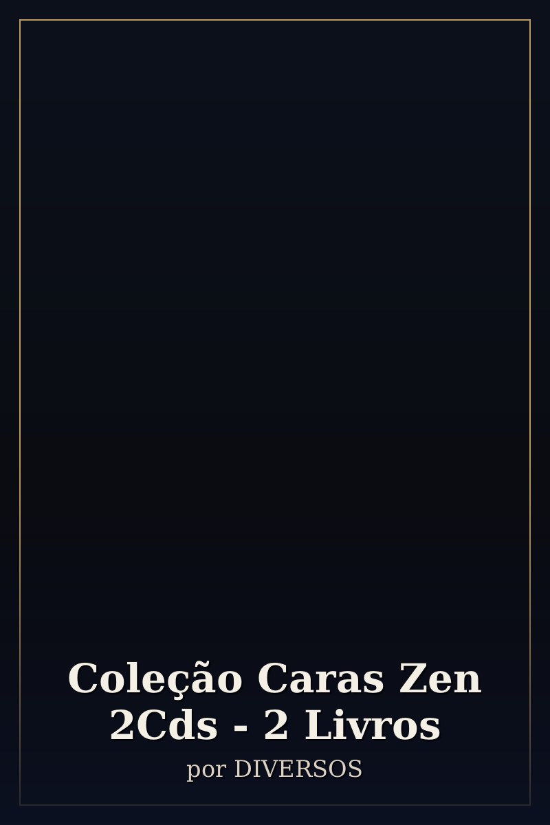 Capa de Coleção Caras Zen 2Cds - 2 Livros