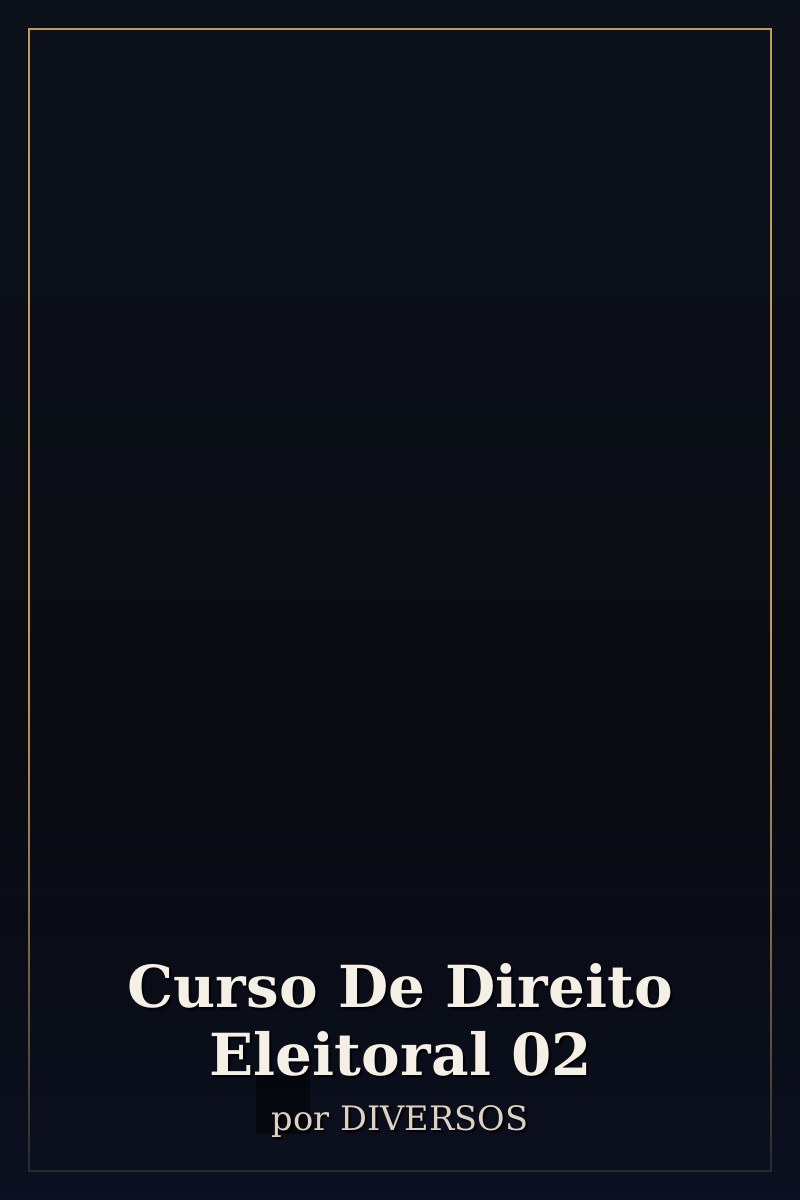 Capa de Curso De Direito Eleitoral 02