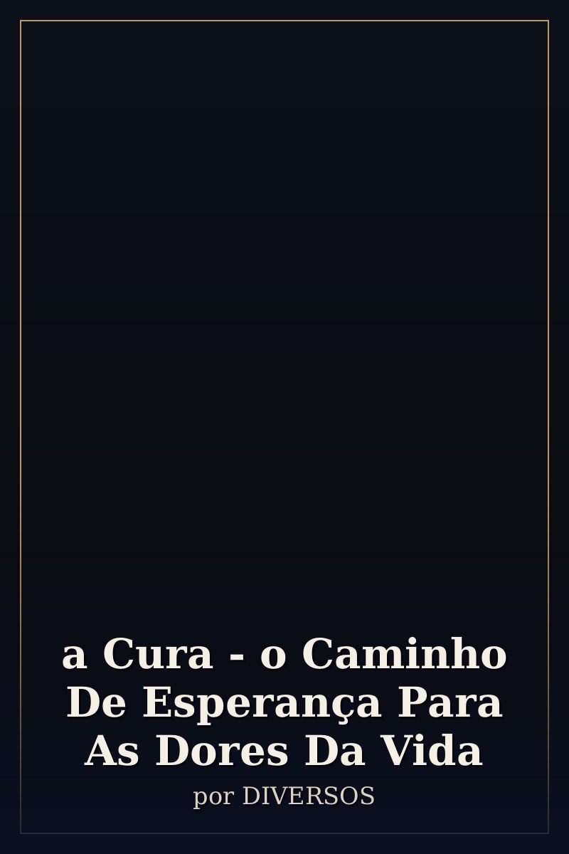 Capa de a Cura - o Caminho De Esperança Para As Dores Da Vida