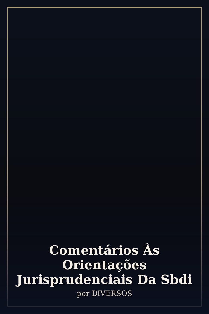 Capa de Comentários Às Orientações Jurisprudenciais Da Sbdi