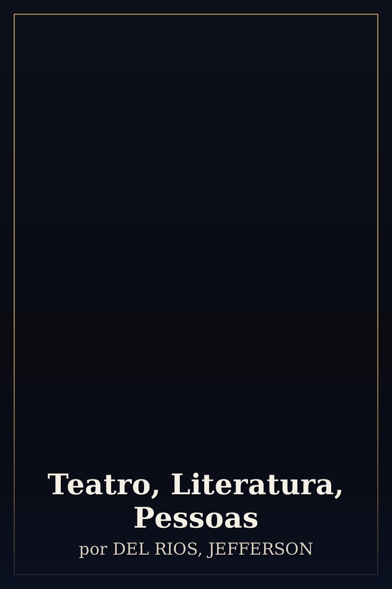 Capa de Teatro, Literatura, Pessoas
