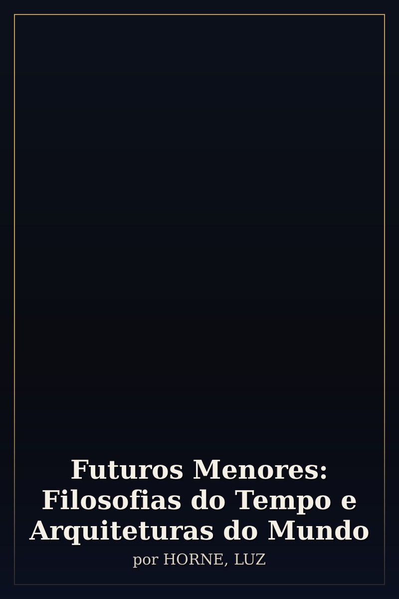 Capa de Futuros Menores: Filosofias do Tempo e Arquiteturas do Mundo