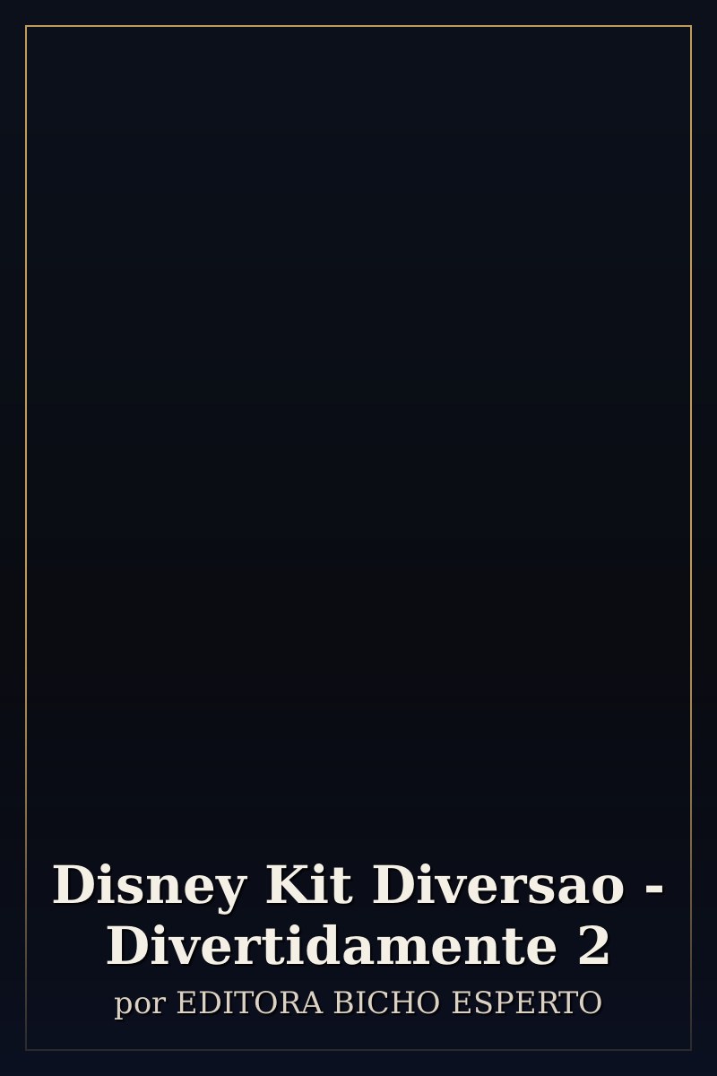 Capa de Disney Kit Diversao - Divertidamente 2