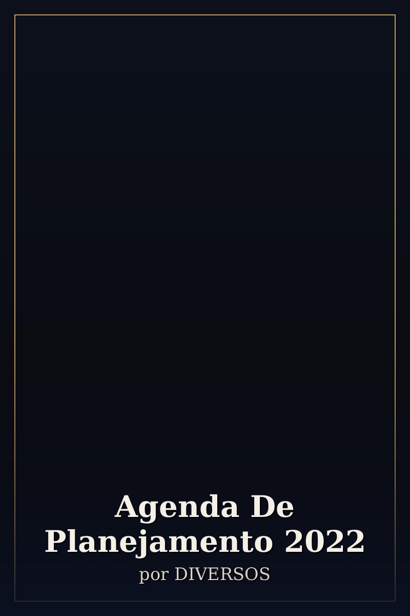 Capa de Agenda De Planejamento 2022