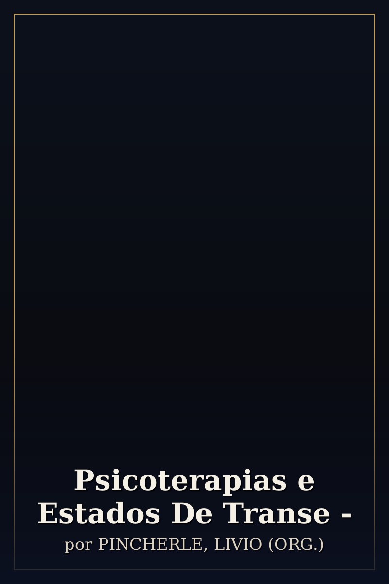 Capa de Psicoterapias e Estados De Transe -