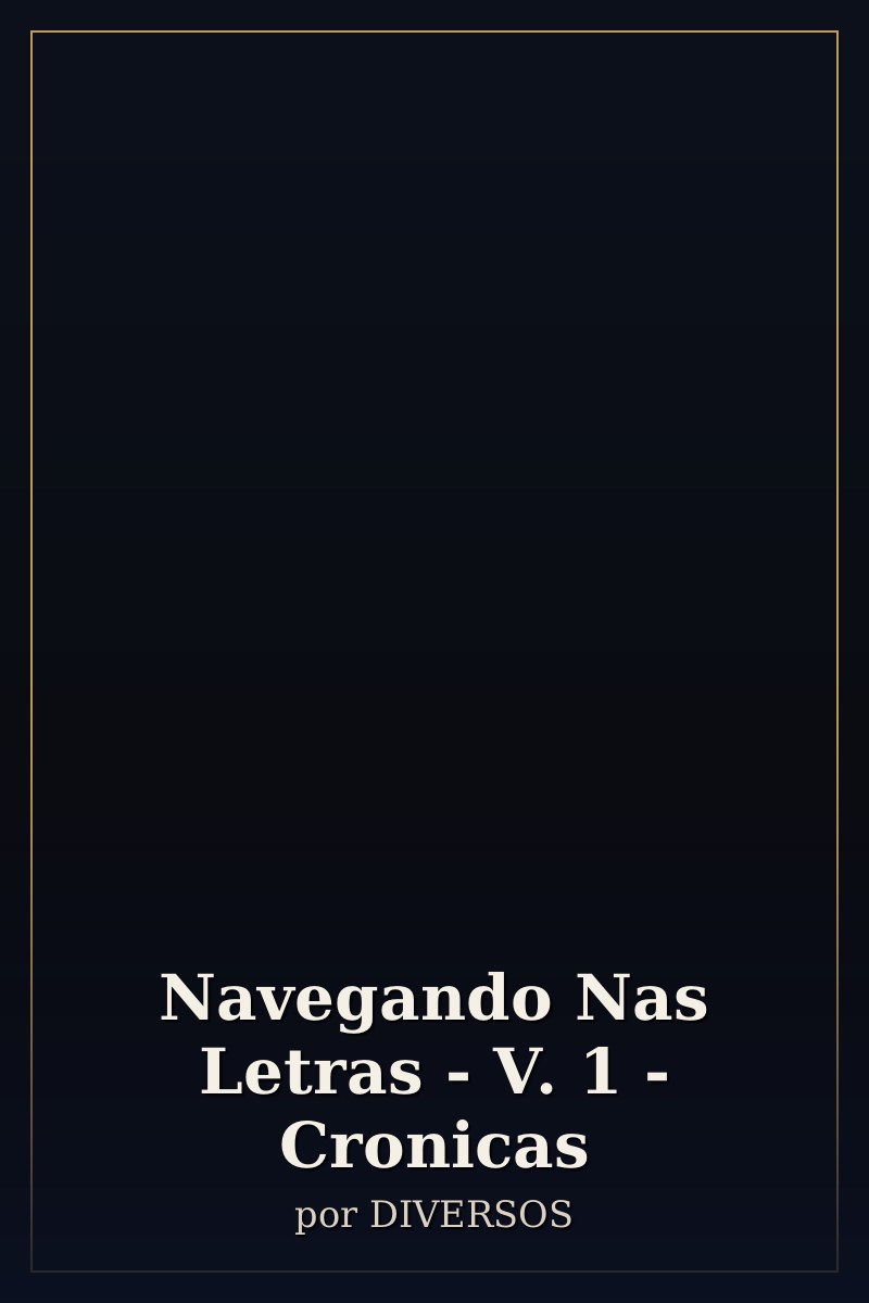 Capa de Navegando Nas Letras - V. 1 - Cronicas