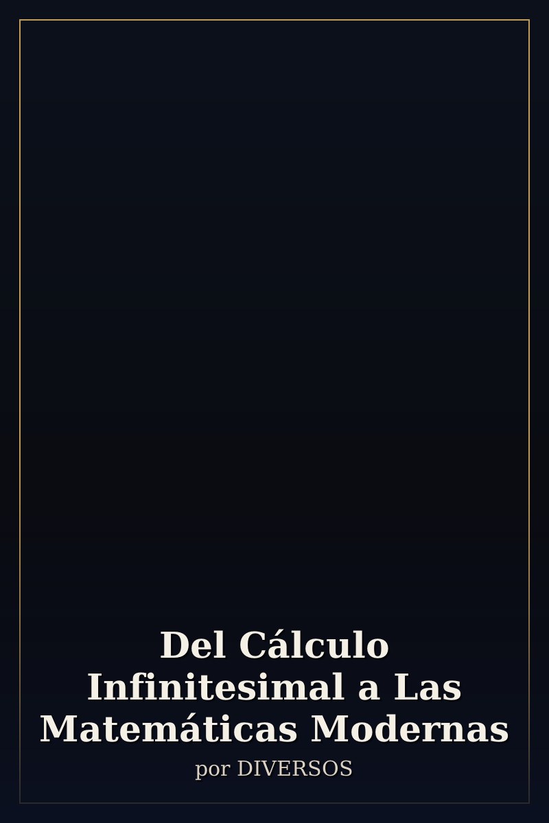 Capa de Del Cálculo Infinitesimal a Las Matemáticas Modernas
