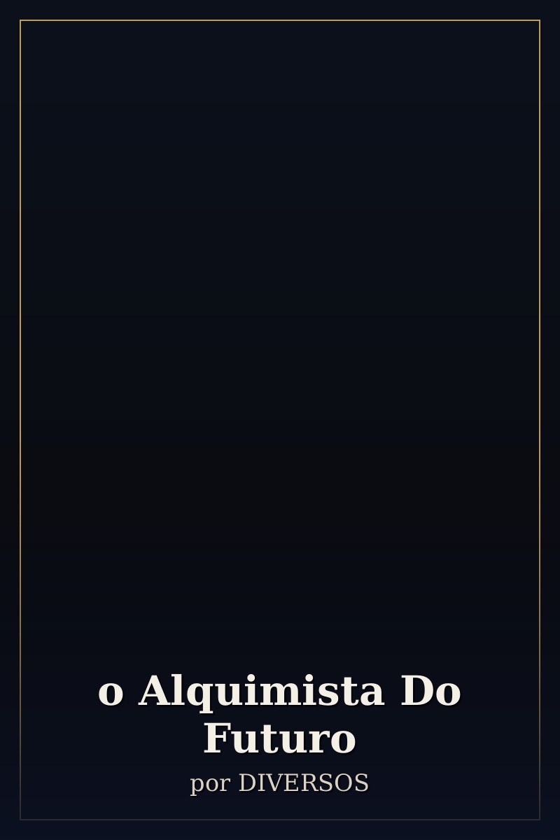 Capa de o Alquimista Do Futuro