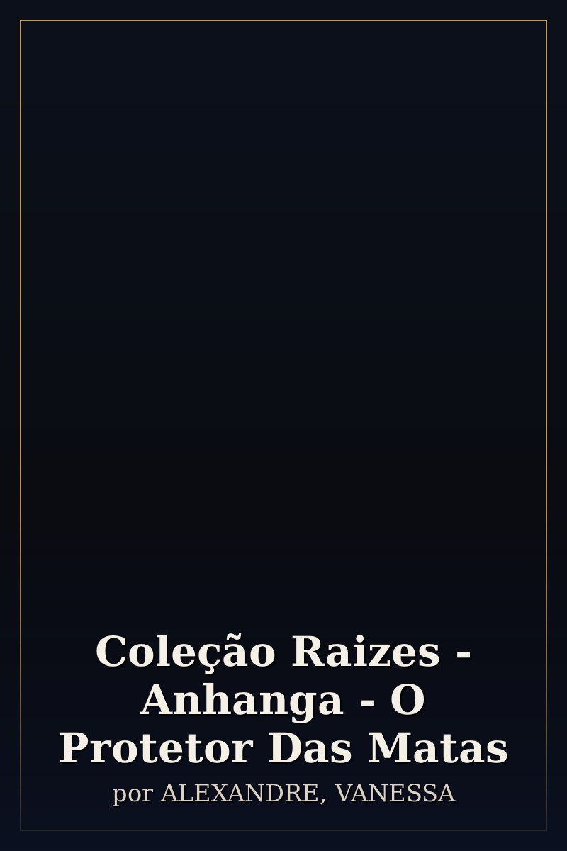 Capa de Coleção Raizes - Anhanga - O Protetor Das Matas