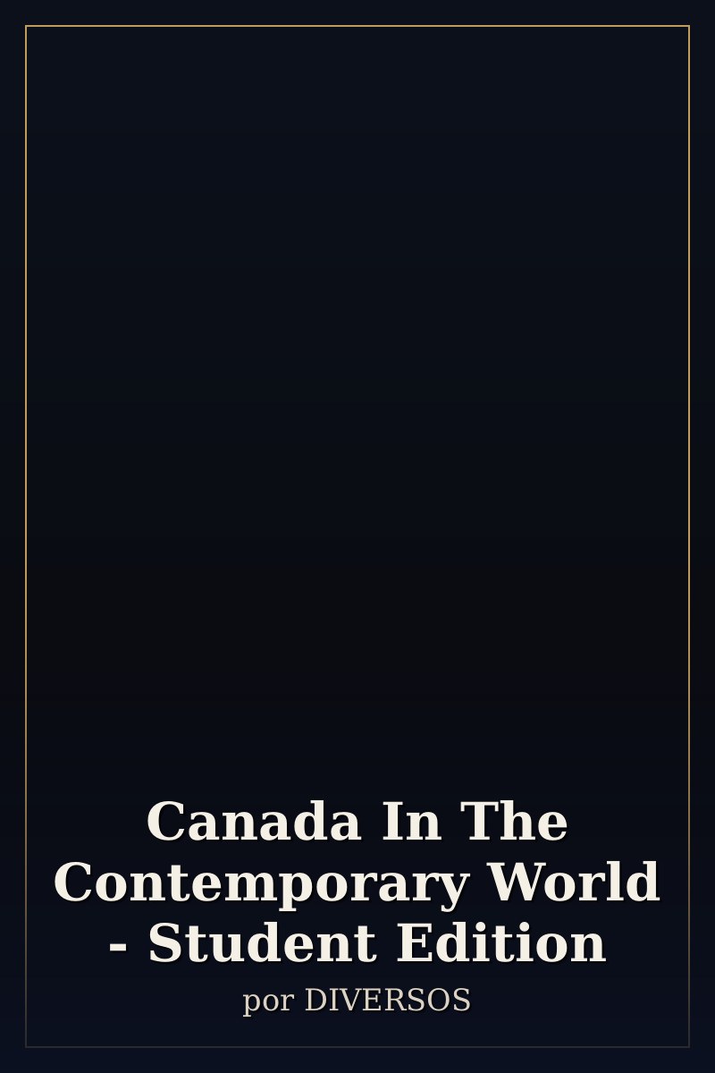 Capa de Canada In The Contemporary World - Student Edition