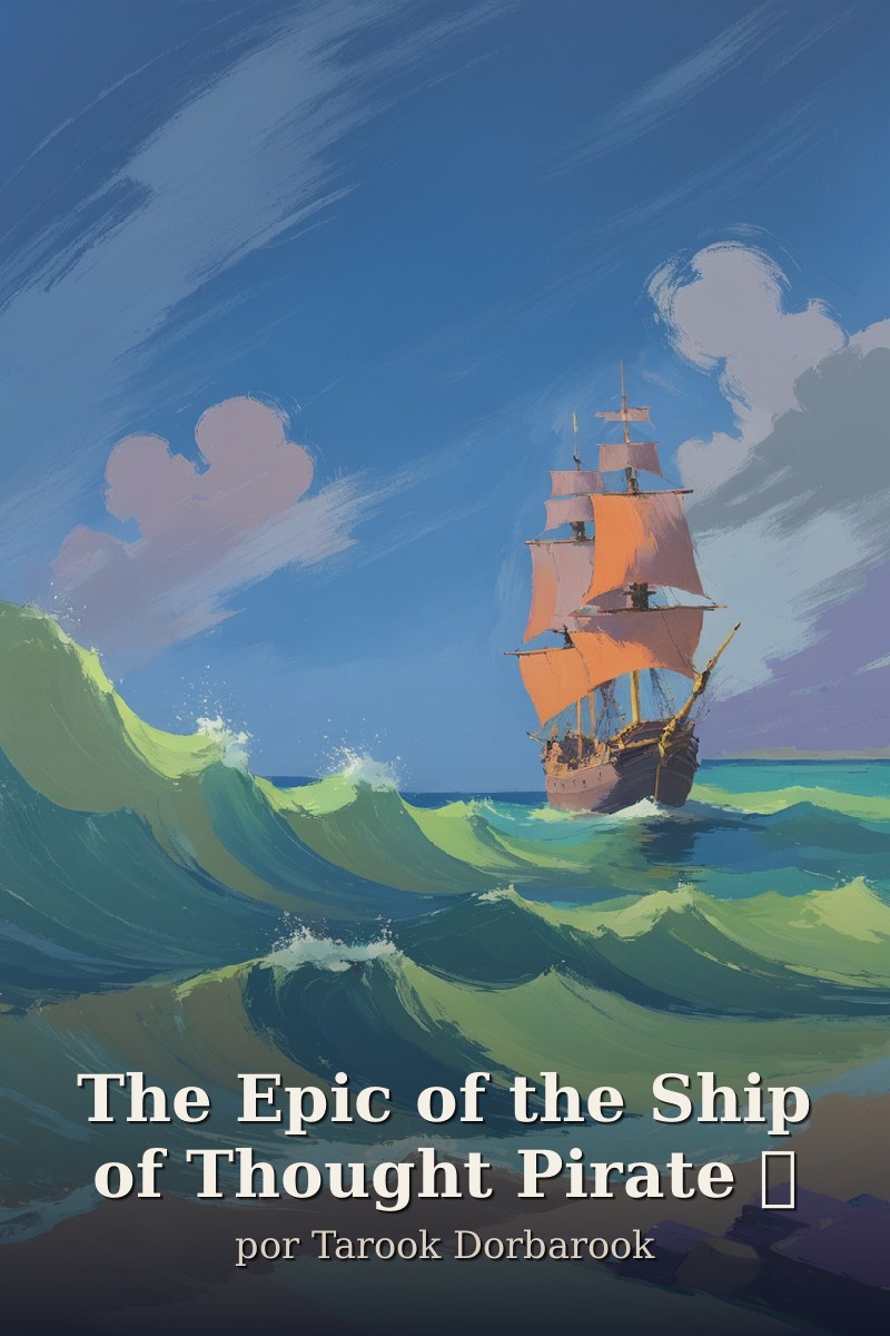 Capa do livro The Epic of the Ship of Thought Pirate ☠️