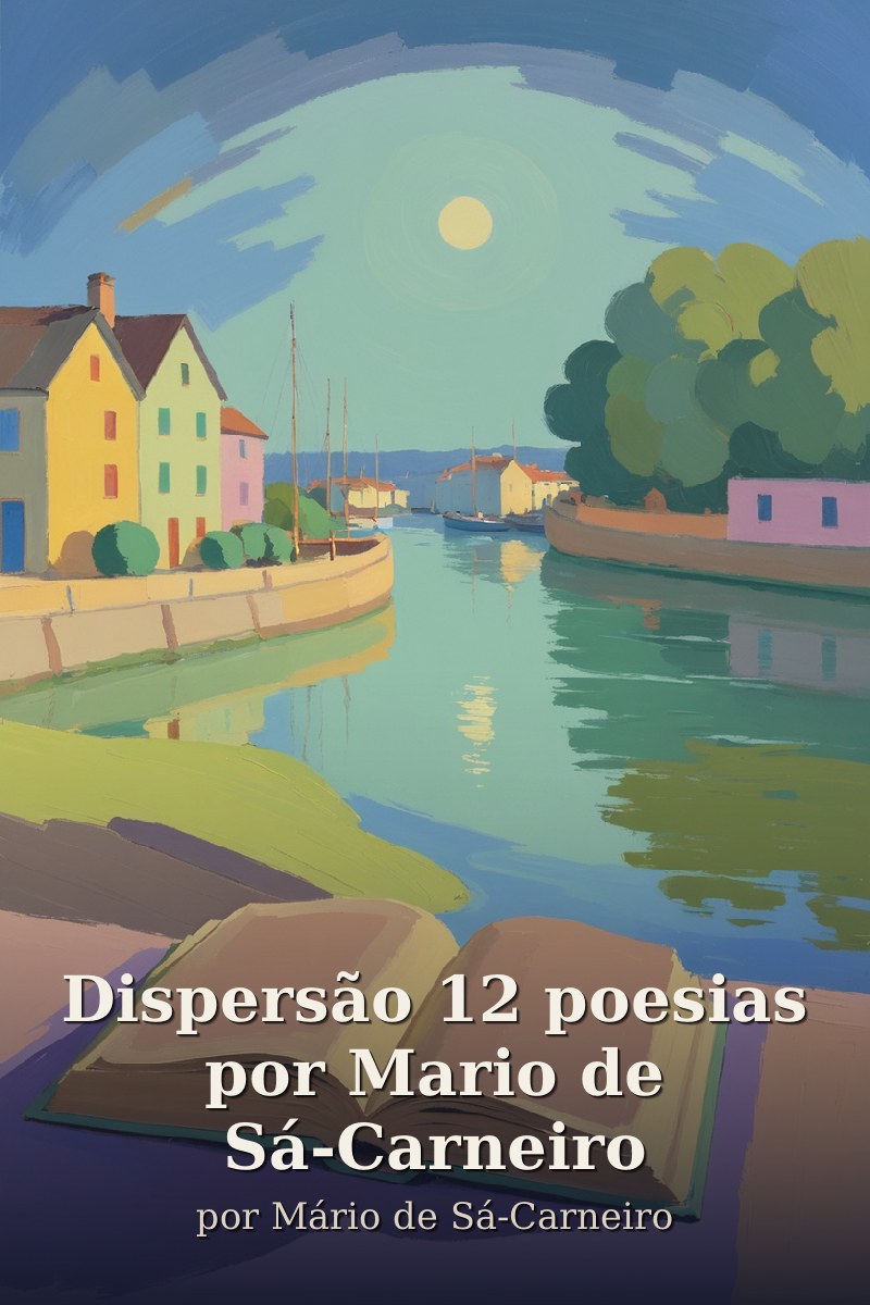 Capa do livro Dispersão 12 poesias por Mario de Sá-Carneiro